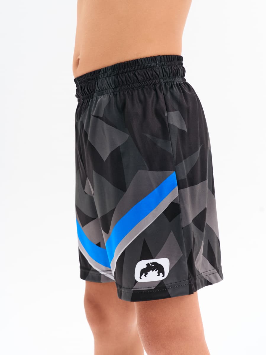 Шорты спортивные ФСБР "Камуфляж", для детей, цвет синий