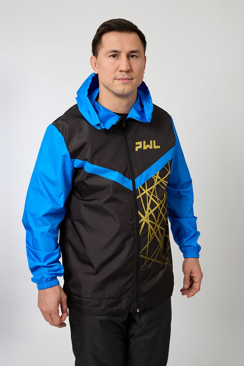 Ветровка PWL, для мужчин, цвет синий