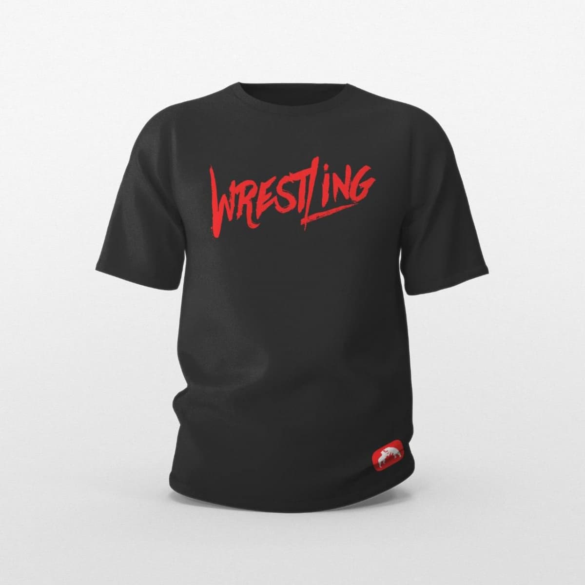 Футболка хлопок ФСБР "Wrestling", для детей, цвет черный